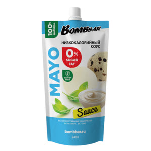 صوص مايونيز بومبار قليل السعرات - خالٍ من السكر وصحي، 240 غرام