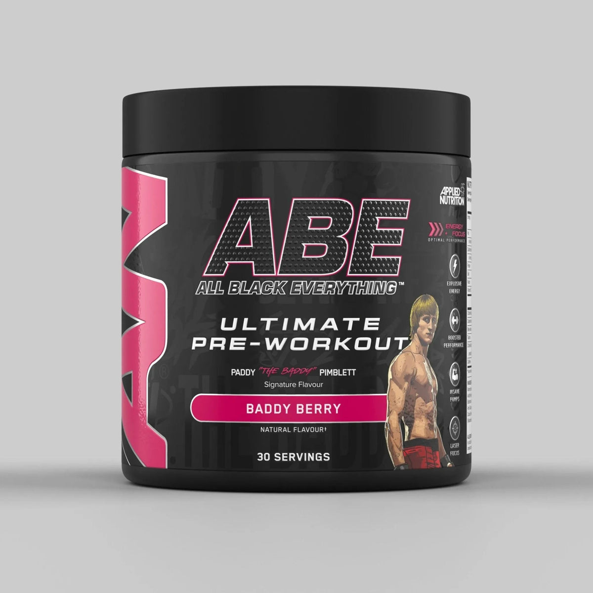 Master Muscles | ABE - All Black Everything 375g | ABE (بري وورك آوت) - 375g | بروتين، مكملات غذائية