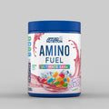 White Applied Nutrition Amino Fuel tub with blue lid and candy ice blast flavor.