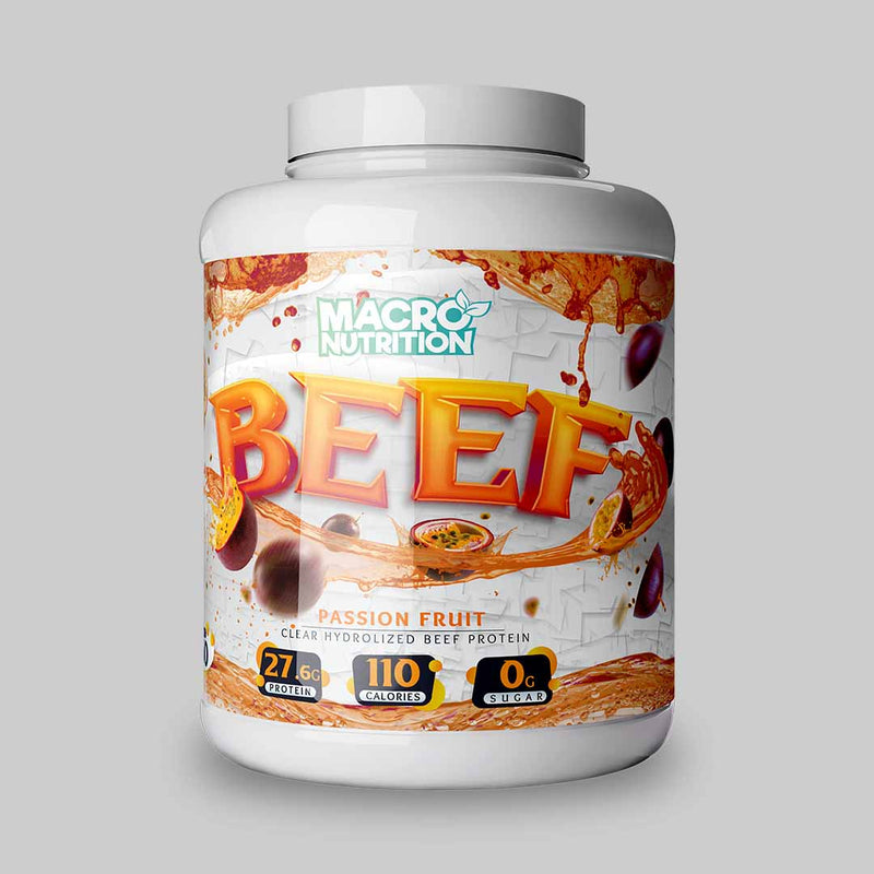 MACRO NUTRTION BEEF PROTEIN 1.8KG - Passionfruit image