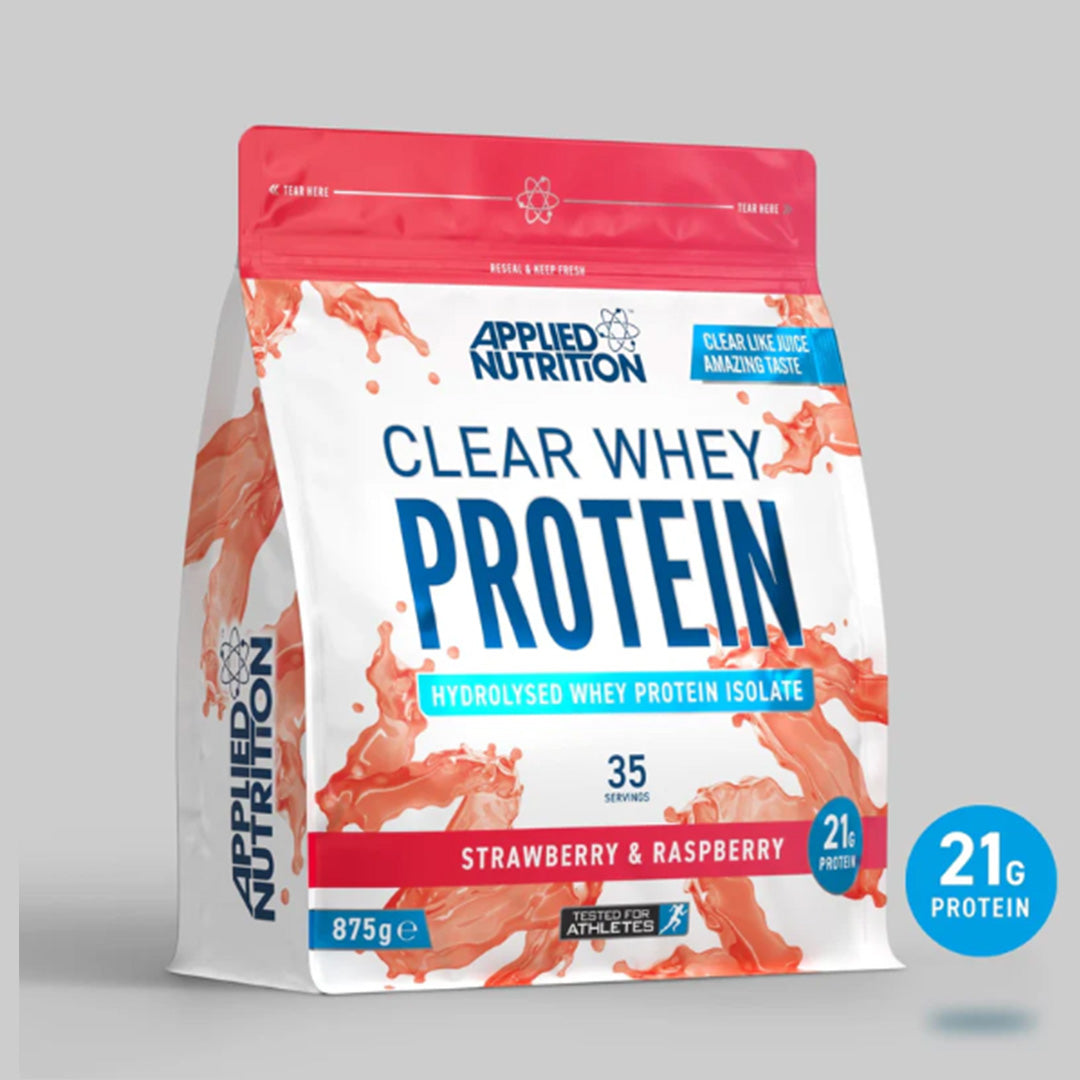 Master Muscles | APPLIED NUTRITION CLEAR WHEY PROTEIN 875G | أبلايد نيوترشن كلير واي بروتين (875 جم) - بروتين بتركيبة خفيفة ومنعشة | بروتين، مكملات غذائية
