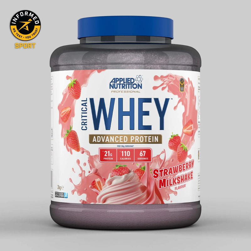 CRITICAL WHEY 2KG - Strawberry Milkshake image