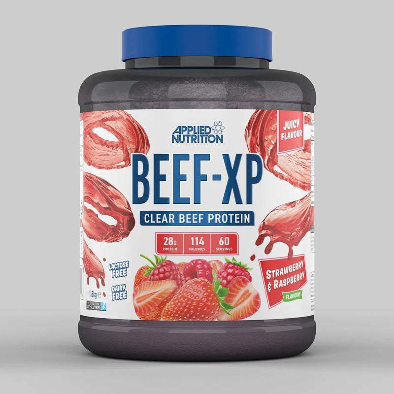 BEEF-XP CLEAR HYDROLYSED BEEF PROTEIN 1.8KG (60 SERVINGS) - Strawberry & raspberry image