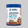 Blue and white Applied Nutrition Amino Fuel tub, Cola Blast flavor, with cola splash.