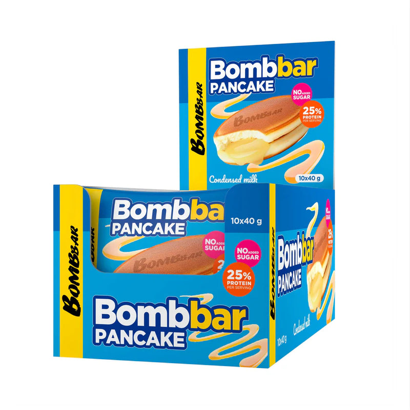 بان كيك بومبار بالبروتين مع الحشوة