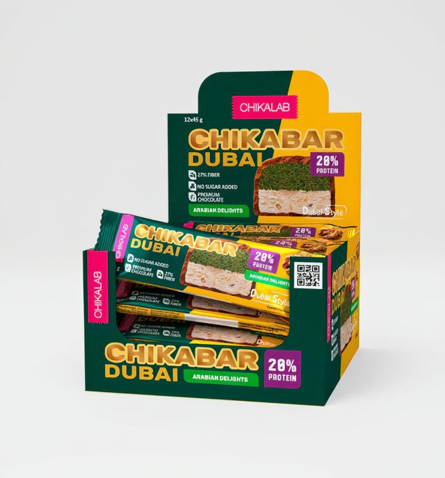 Chikalab Chikabar Dubai Chocolate Protein Bar