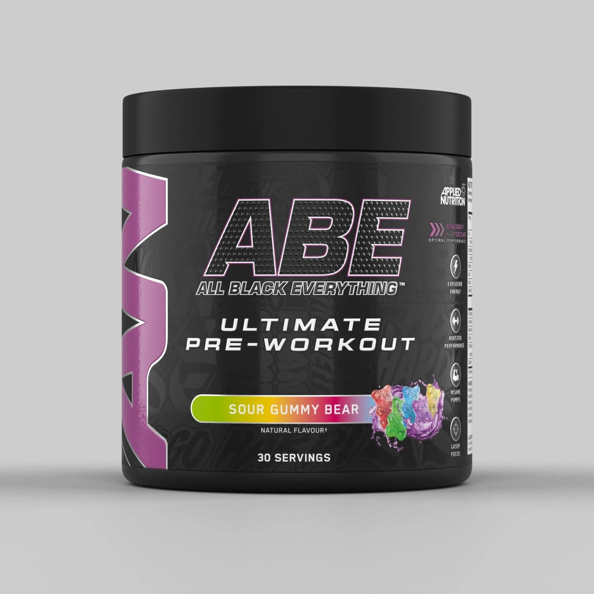 Master Muscles | ABE - All Black Everything 375g | ABE (بري وورك آوت) - 375g | بروتين، مكملات غذائية