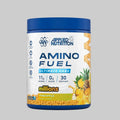 Blue and white Applied Nutrition Amino Fuel tub with pineapple flavor.