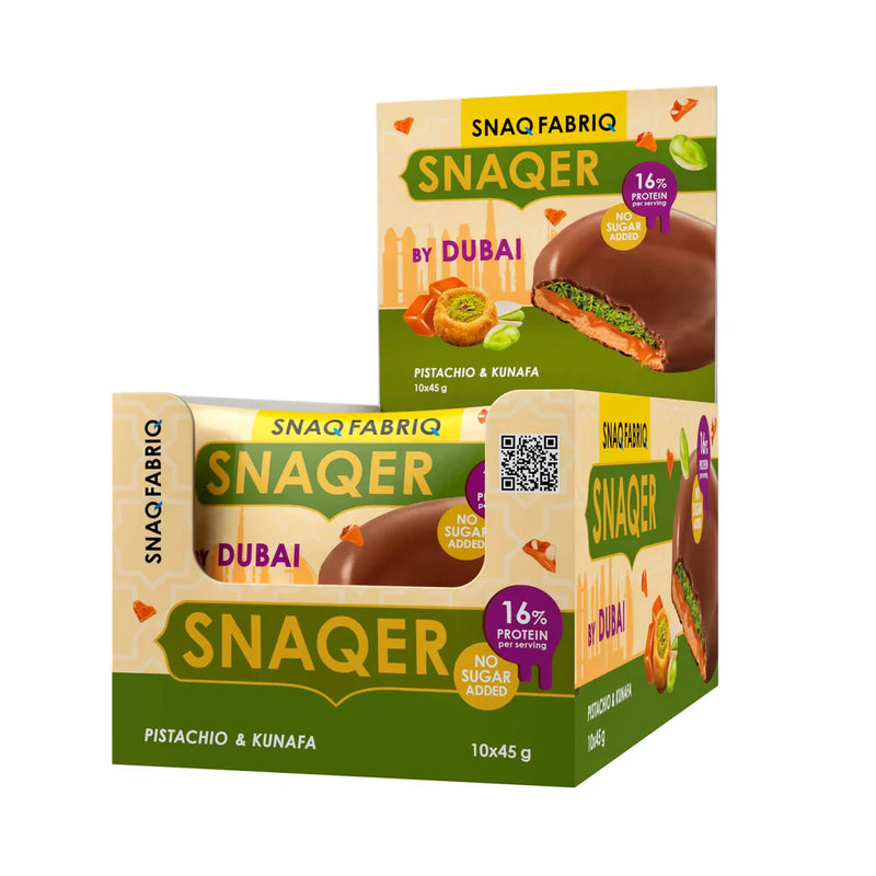 SNAQ FABRIQ - SNAQER Protein Cookies - Pistachio Kunafa image