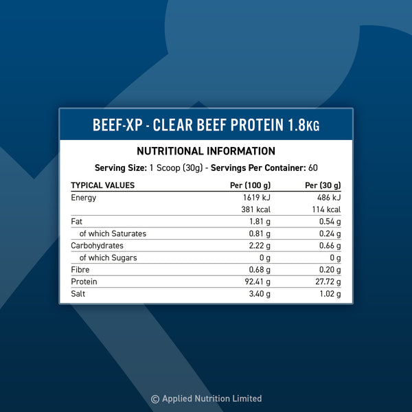 BEEF-XP CLEAR HYDROLYSED BEEF PROTEIN 1.8KG (60 SERVINGS) image 1