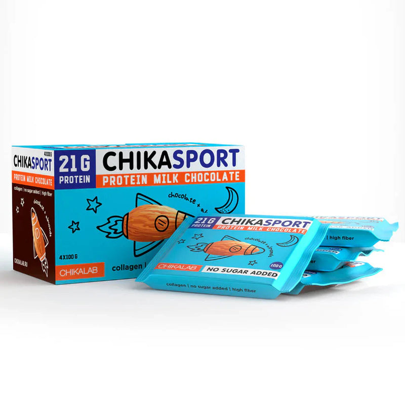 Chikalab- ChikaSport Protein Chocolate - Almonds image