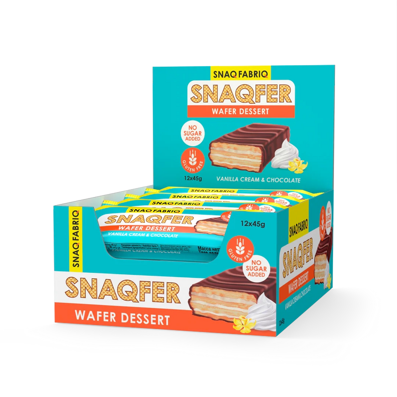 SNAQ FABRIQ - Snaqfer Wafer - Vanilla Cream & Chocolate image