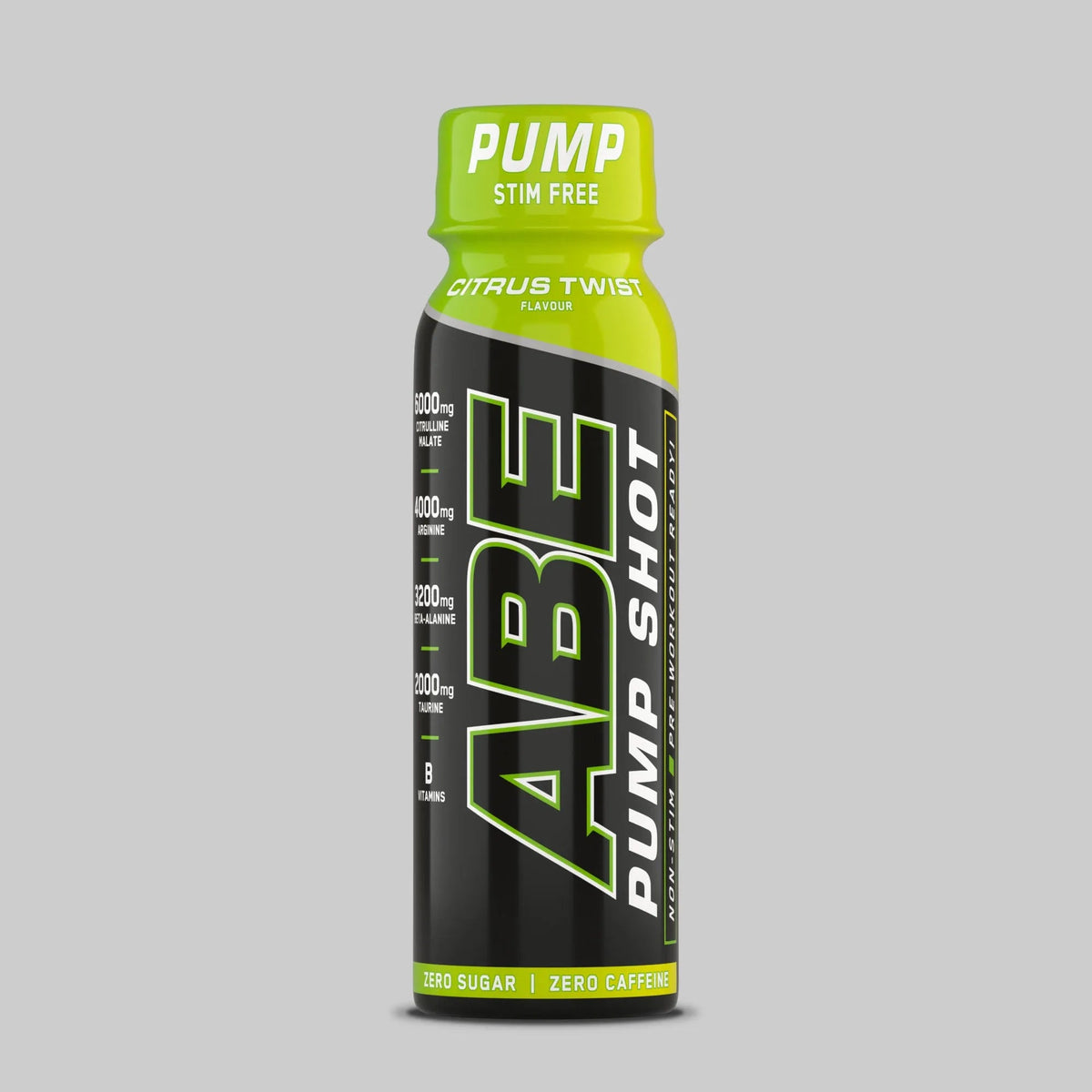 Master Muscles | ABE Pump Pre-Workout Shot - Stim Free | مشروب ABE Pump ما قبل التمرين - خالي من المنبهات | بروتين، مكملات غذائية