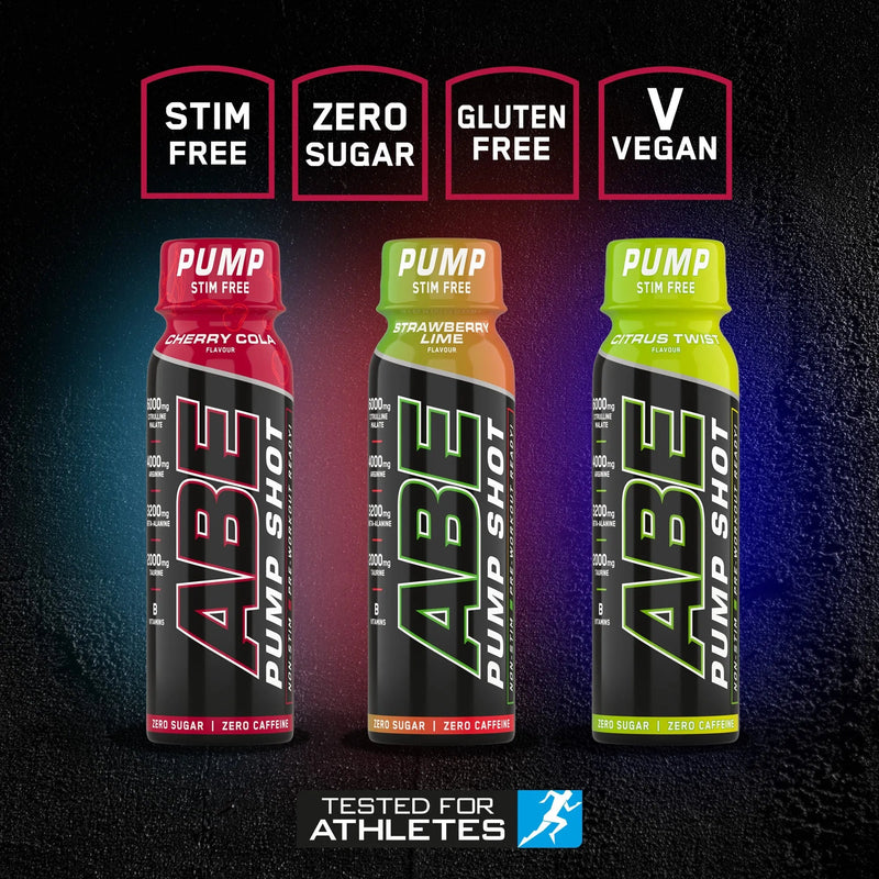 ABE Pump Pre-Workout Shot - Stim Free