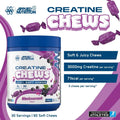 Master Muscles | Creatine Chews 90 Soft Chews – 30 Servings | Applied Nutrition | كرياتين قابل للمضغ 90 قطعة - 30 حصة | أبلايد نيوتريشن | بروتين، مكملات غذائية
