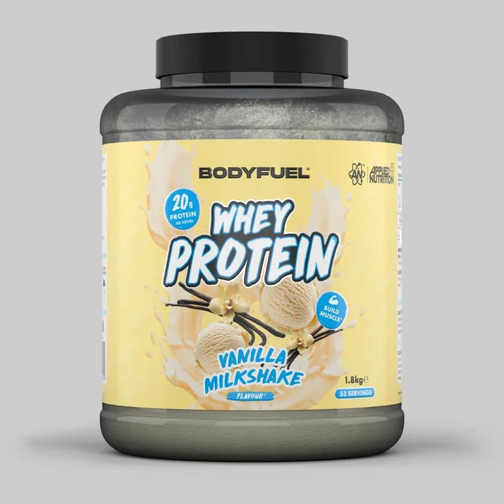 Master Muscles | BodyFuel Whey Protein 1.8KG – 53 Servings | Applied Nutrition | بروتين، مكملات غذائية