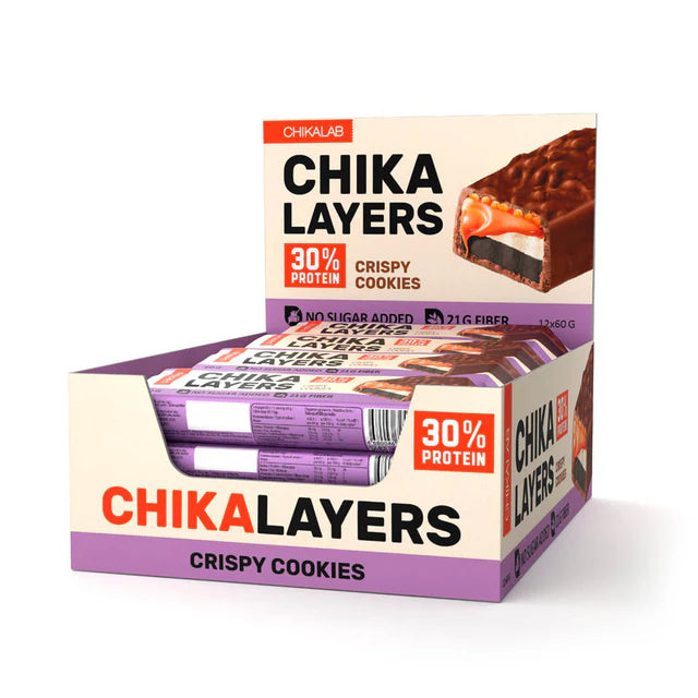 Chika Layers Chocolate-Coated Protein Bar 60g
