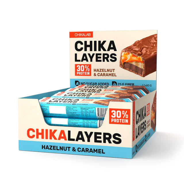 Chika Layers Chocolate-Coated Protein Bar 60g