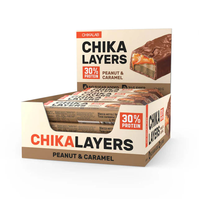 Chika Layers Chocolate-Coated Protein Bar 60g