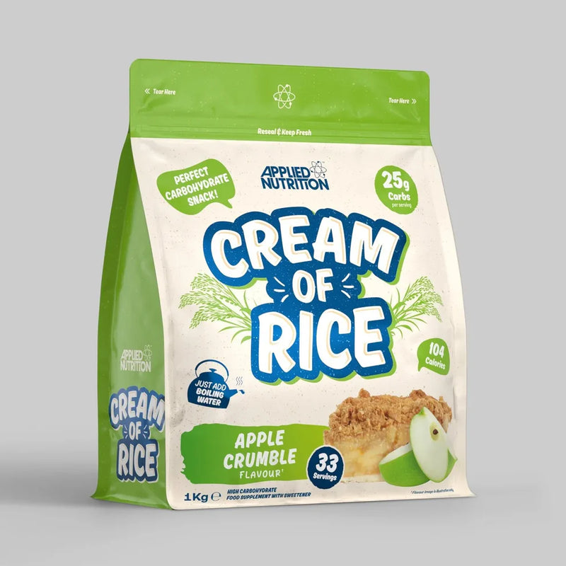 100% Pure Cream of Rice Complex Carbohydrates - 1kg, 33 Servings