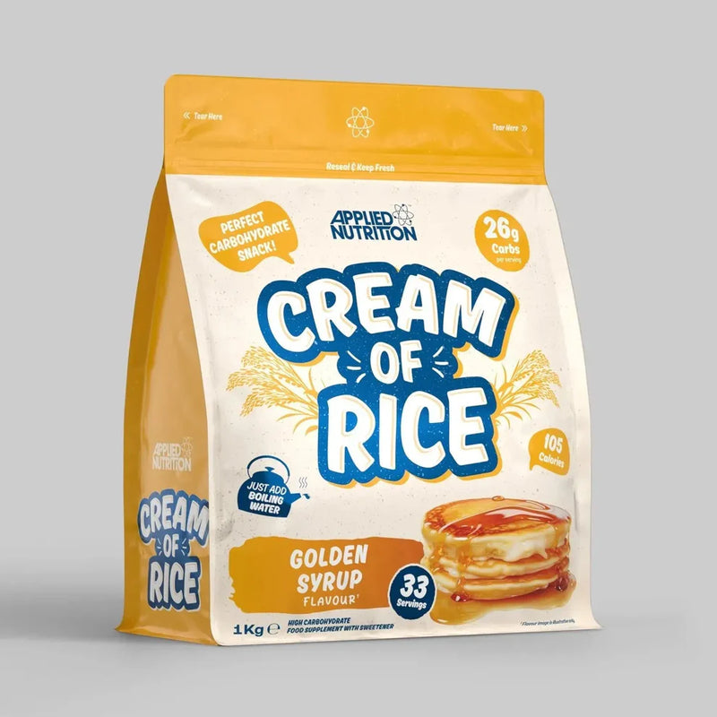 100% Pure Cream of Rice Complex Carbohydrates - 1kg, 33 Servings