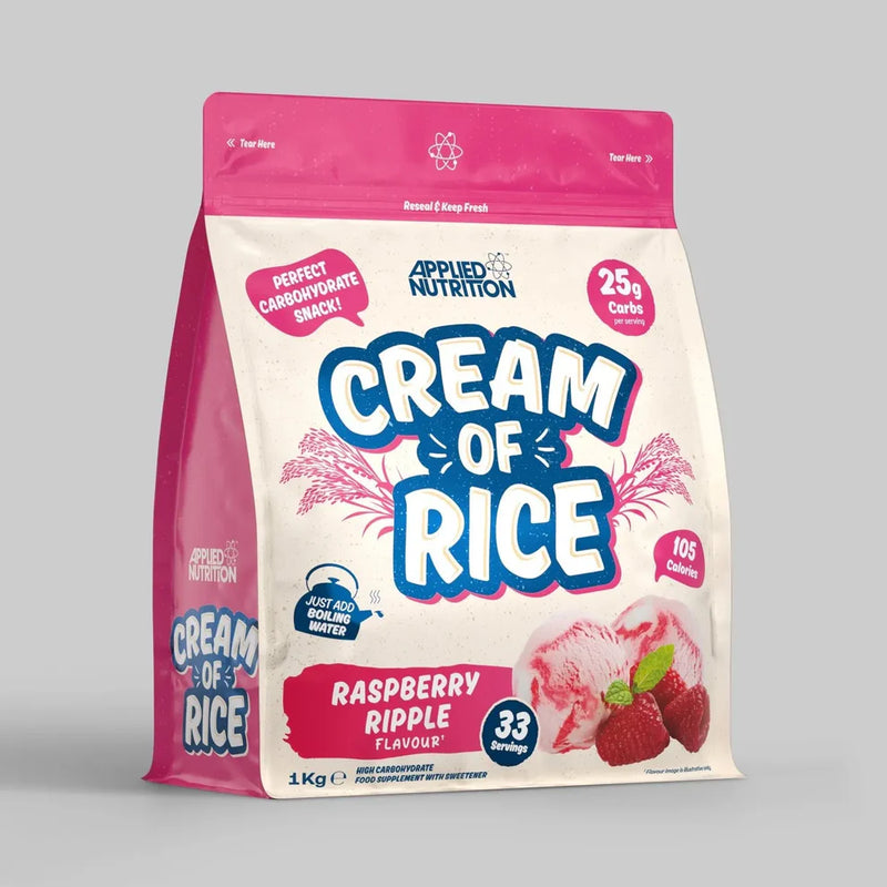 100% Pure Cream of Rice Complex Carbohydrates - 1kg, 33 Servings