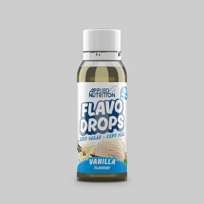 Flavo Drops Zero Calorie Liquid Flavouring - 38ml, 150 Servings - Vanilla