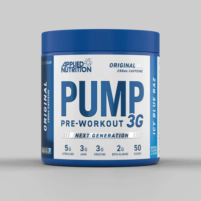 Master Muscles | Pump 3G Pre-Workout 375G – 25 Servings | Applied Nutrition | بروتين، مكملات غذائية
