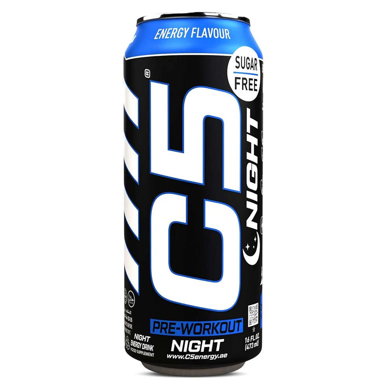 C5 Night Zero Caffeine Pre-Workout Energy Drink
