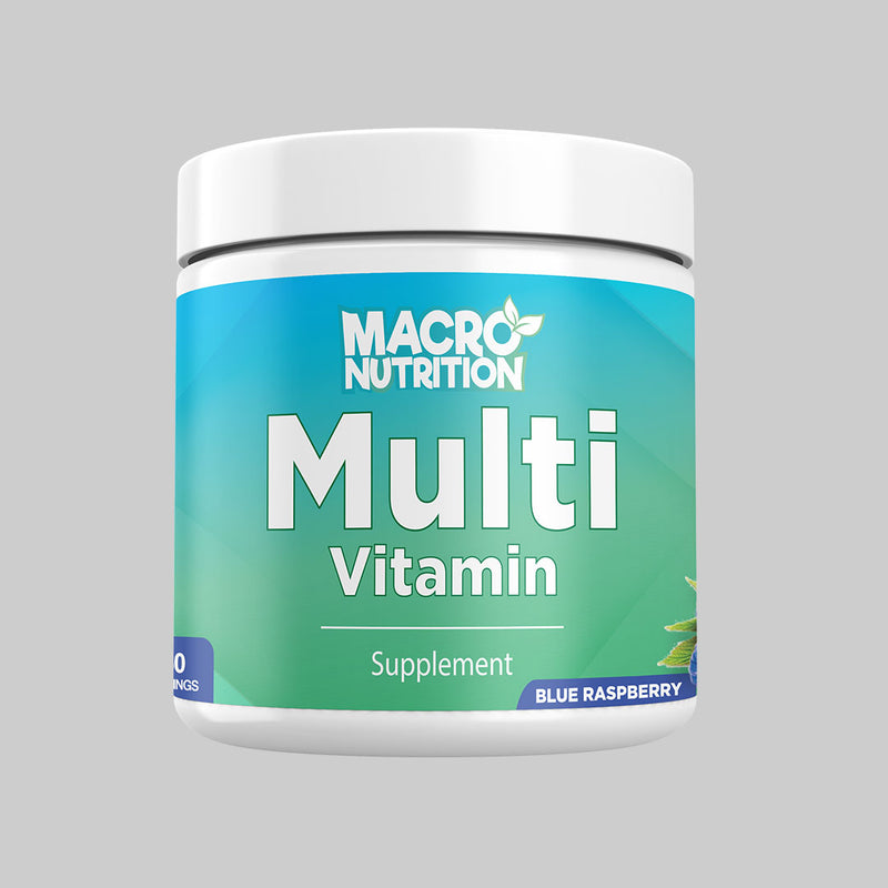 MACRO NUTRITION MULTIVITAMIN 300G - Blue Raspberry image