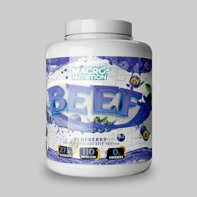 MACRO NUTRTION BEEF PROTEIN 1.8KG - Blueberry