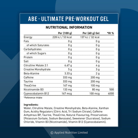 Master Muscles | Ultimate Pre-Workout Performance Gel - 60g, 1 Serving | جل الطاقة الشامل قبل التمرين - 60 جم، حصة واحدة | بروتين، مكملات غذائية