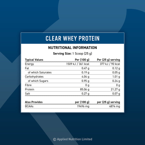 Master Muscles | APPLIED NUTRITION CLEAR WHEY PROTEIN 875G | أبلايد نيوترشن كلير واي بروتين (875 جم) - بروتين بتركيبة خفيفة ومنعشة | بروتين، مكملات غذائية