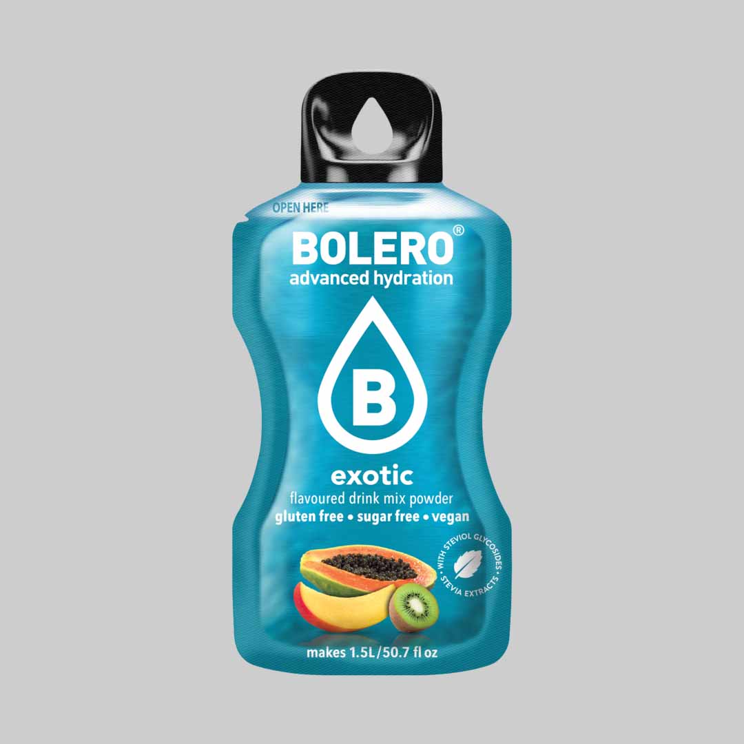 Master Muscles | Sugar-Free Hydration Drink Powder (9g) | BOLERO® | بودرة المشروب المنعش خالية السكر (9 جم) | بوليرو | بروتين، مكملات غذائية