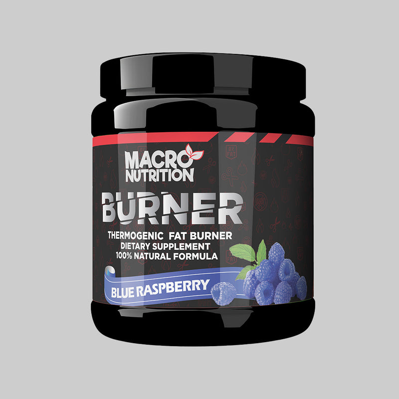 MACRO NUTRITION BURNER 300G - Blue Raspberry image