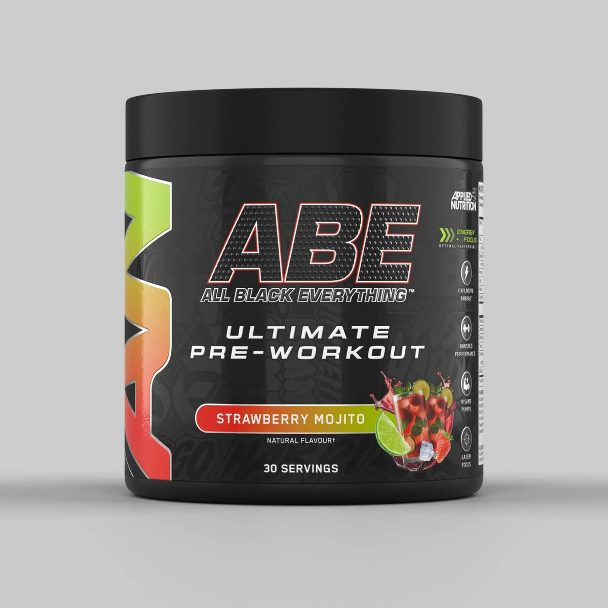 Master Muscles | ABE - All Black Everything 375g | ABE (بري وورك آوت) - 375g | بروتين، مكملات غذائية