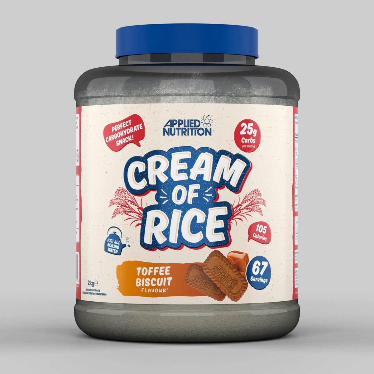 Master Muscles | APPLIED NUTRTION CREAM OF RICE 2KG | كريمة الأرز 2 كجم أبلايد نيوتريشن | بروتين، مكملات غذائية