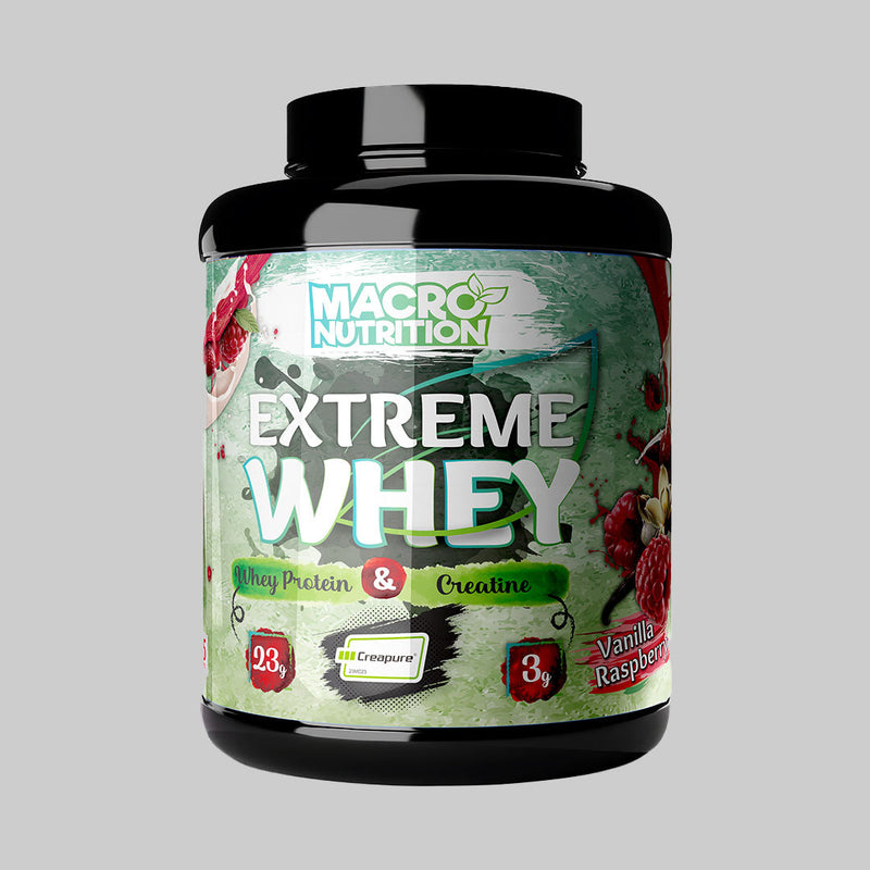 MACRO NUTRTION EXTREME WHEY 1.8KG WITH Creapure® - Vanilla Raspberry image