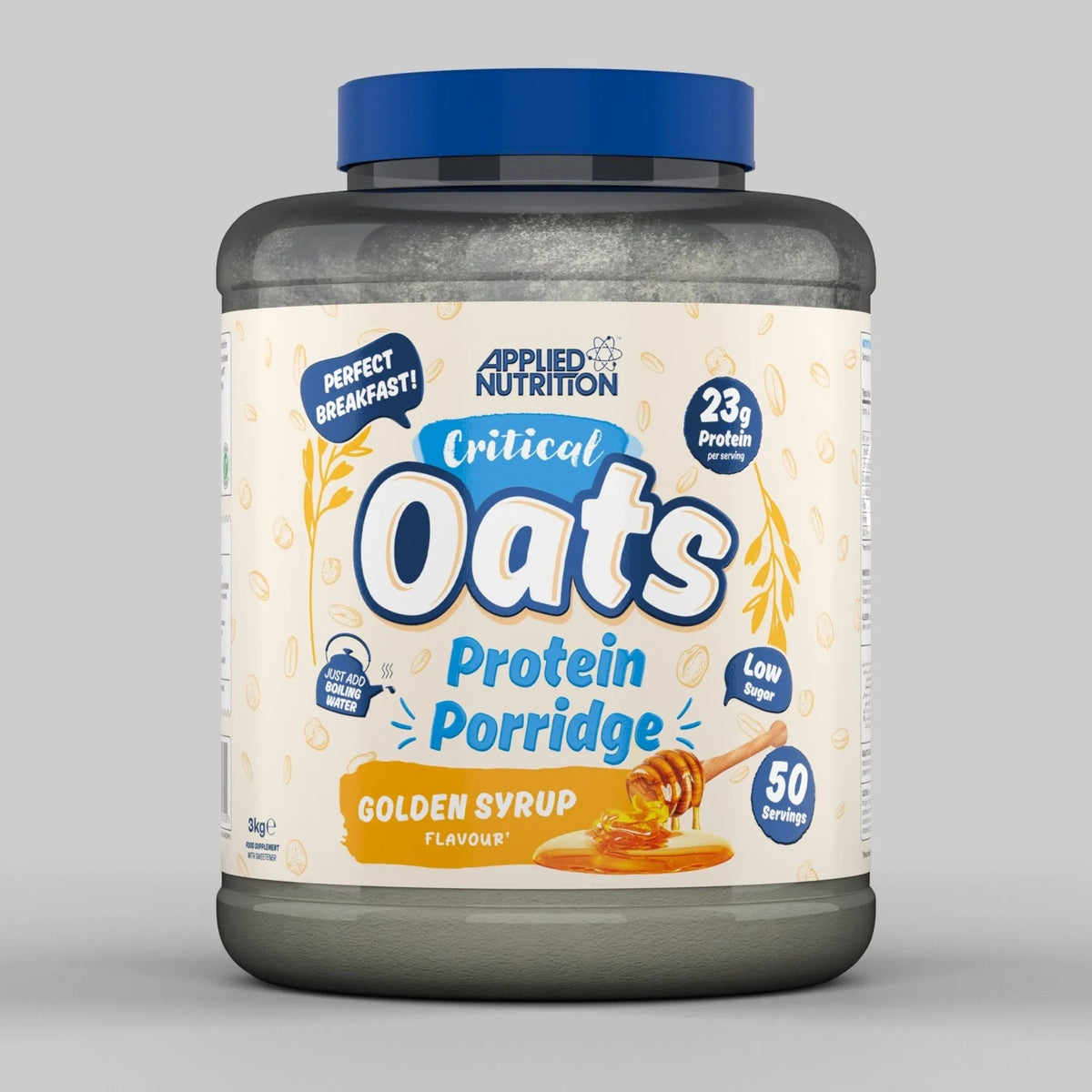 Master Muscles | CRITICAL OATS 3KG (50 SERVINGS) | شوفان كريتيكال 3 كجم (50 حصة) | بروتين، مكملات غذائية