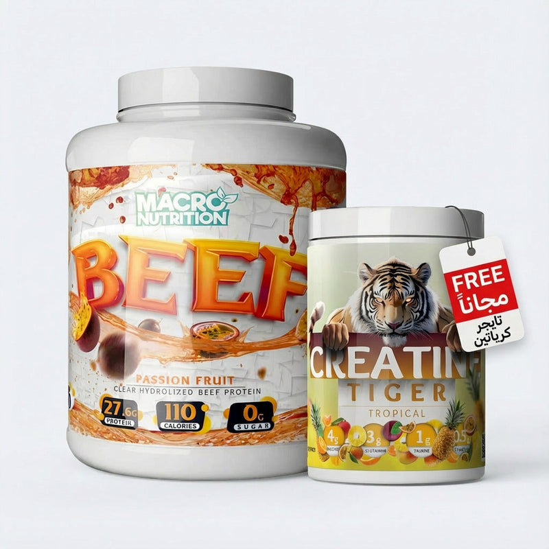 BEEF PROTEIN + FREE Tiger Creatine