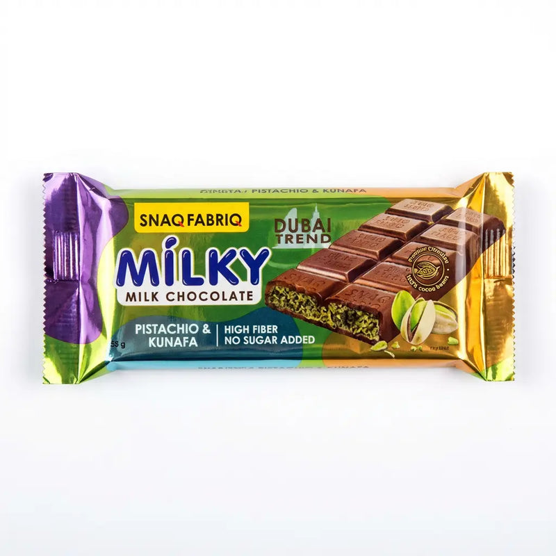 سناك فابريك - لوح شوكولاتة بالحليب ٥٥ غرام