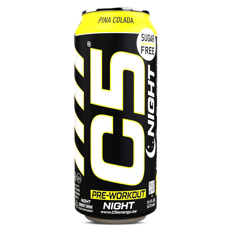 C5 Night Zero Caffeine Pre-Workout Energy Drink