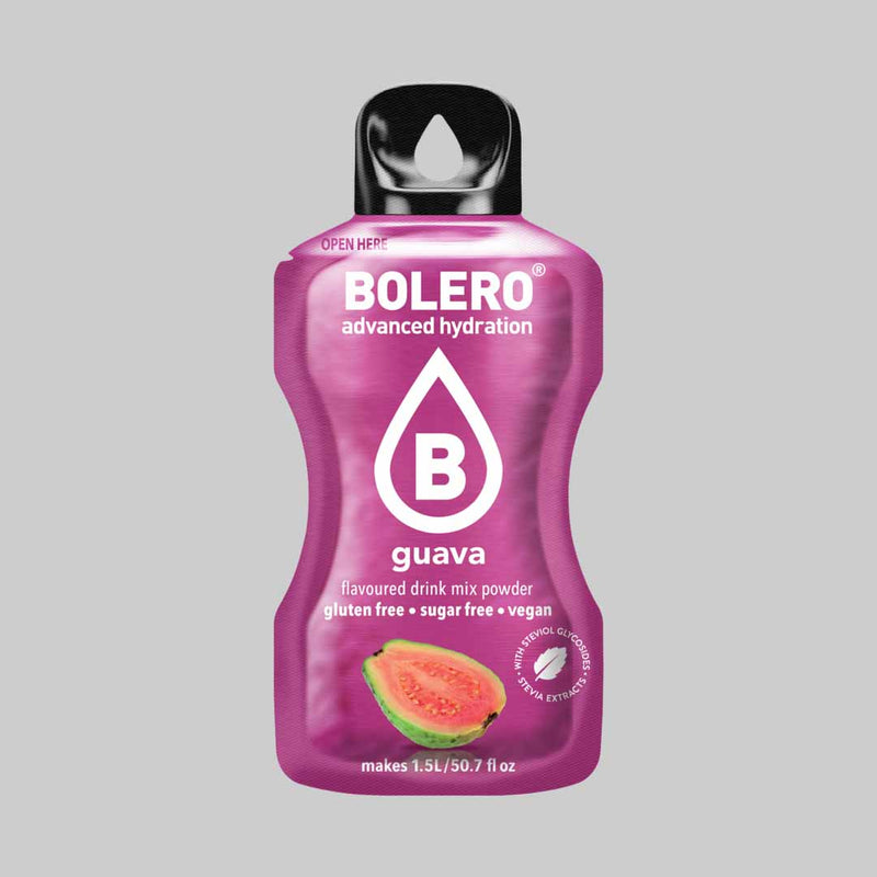 Master Muscles | Sugar-Free Hydration Drink Powder (9g) | BOLERO® 1 Piece / Guava | بودرة المشروب المنعش خالية السكر (9 جم) | بوليرو 1 Piece / Guava | بروتين، مكملات غذائية