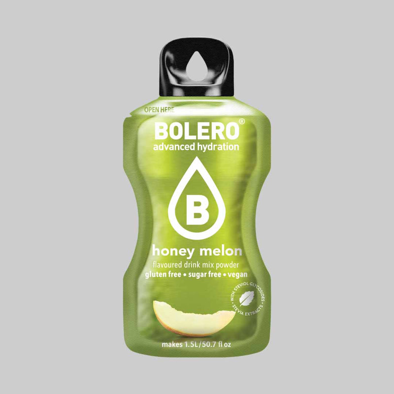 Master Muscles | Sugar-Free Hydration Drink Powder (9g) | BOLERO® 1 Piece / Honey Melon | بودرة المشروب المنعش خالية السكر (9 جم) | بوليرو 1 Piece / Honey Melon | بروتين، مكملات غذائية