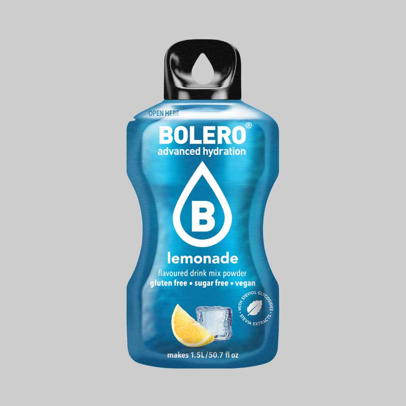 Master Muscles | Sugar-Free Hydration Drink Powder (9g) | BOLERO® 1 Piece / Lemonade | بودرة المشروب المنعش خالية السكر (9 جم) | بوليرو 1 Piece / Lemonade | بروتين، مكملات غذائية