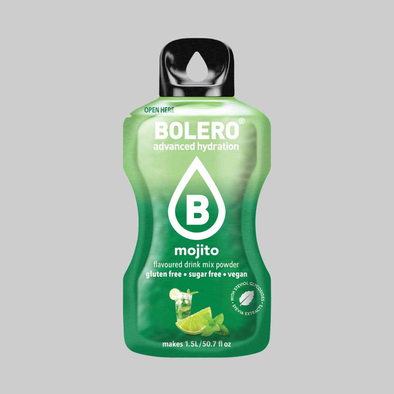 Master Muscles | Sugar-Free Hydration Drink Powder (9g) | BOLERO® 1 Piece / MOJITO | بودرة المشروب المنعش خالية السكر (9 جم) | بوليرو 1 Piece / MOJITO | بروتين، مكملات غذائية
