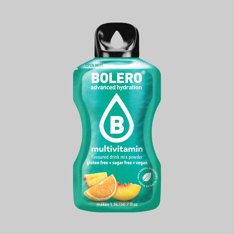 Master Muscles | Sugar-Free Hydration Drink Powder (9g) | BOLERO® 1 Piece / Multivitamin | بودرة المشروب المنعش خالية السكر (9 جم) | بوليرو 1 Piece / Multivitamin | بروتين، مكملات غذائية