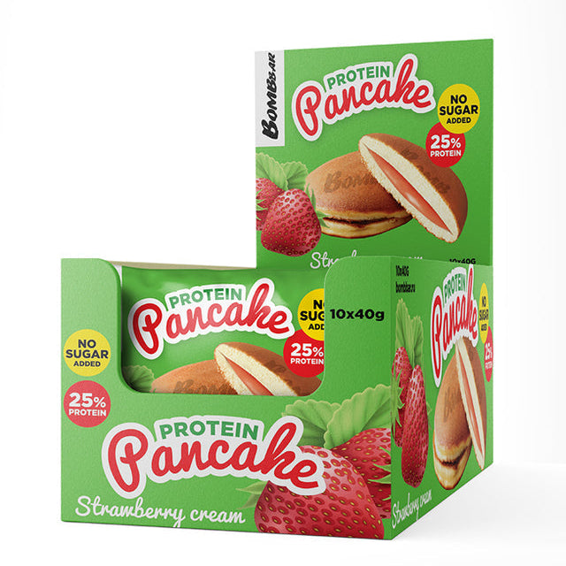 بان كيك بومبار بالبروتين مع الحشوة