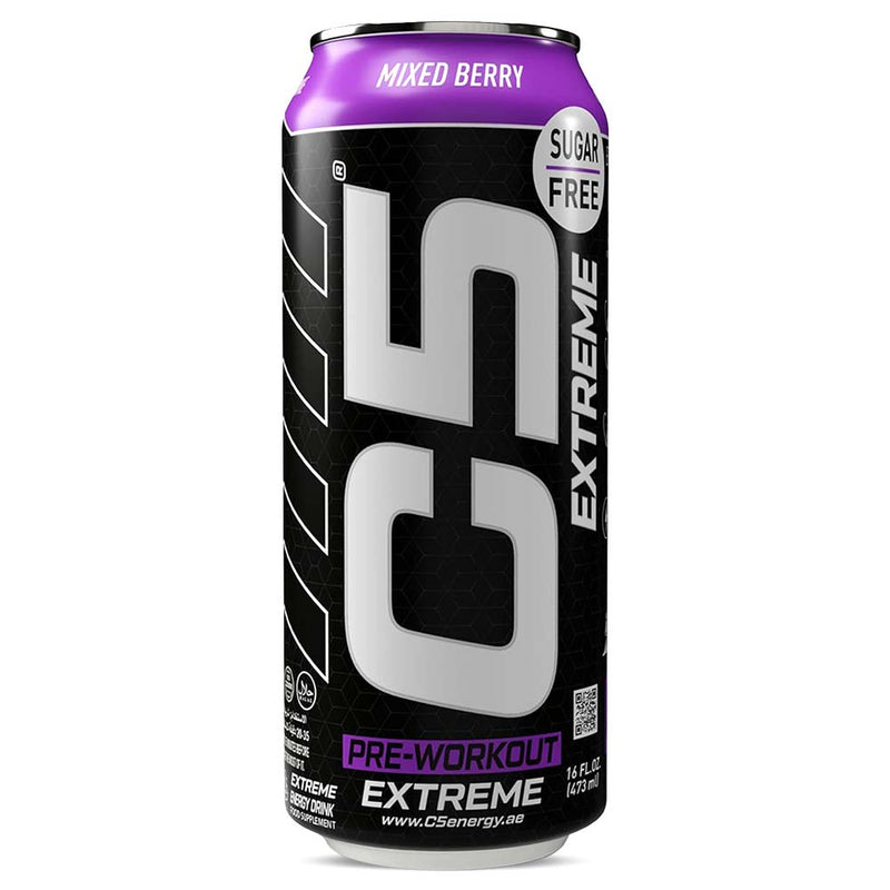 مشروب الطاقة سي 5 إكستريم (C5 Extreme) لما قبل التمرين - 473 مل (علبة واحدة)