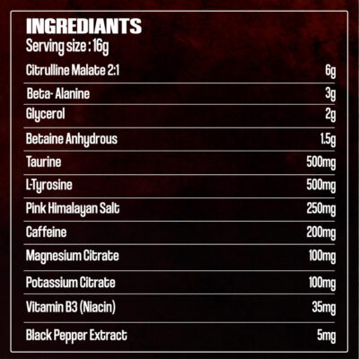 MACRO NUTRITION MACRO PRE-WORKOUT 480G - Image 2